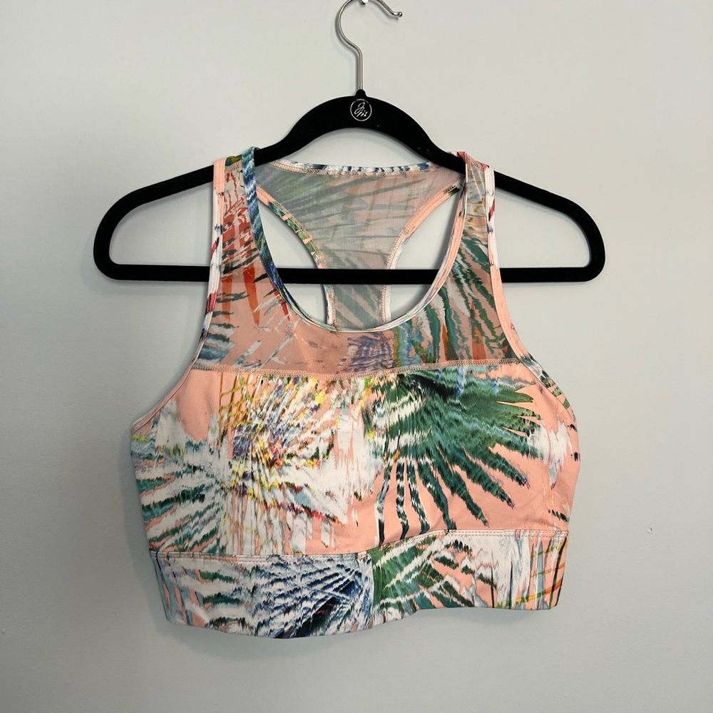 Fabletics Tropical Print Sports Bra